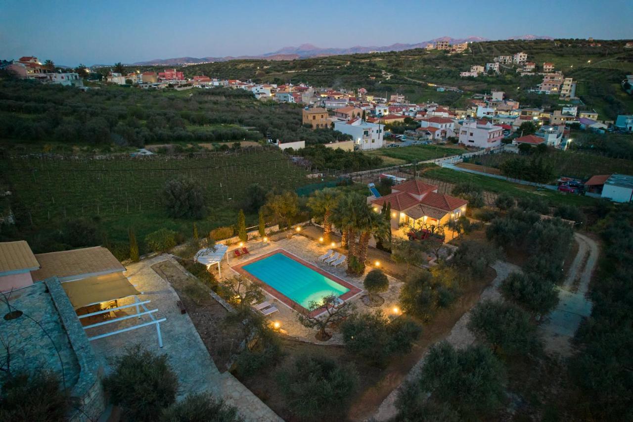 The Olive Grove Cottage With Private Swimming Pool Archanes Exterior photo