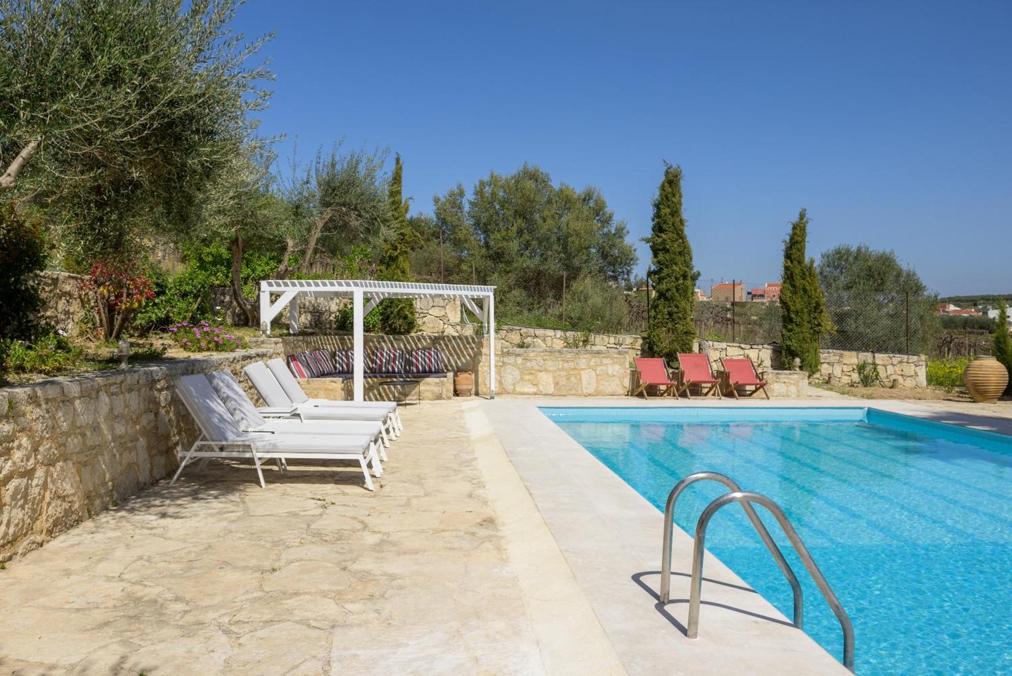 The Olive Grove Cottage With Private Swimming Pool Archanes Exterior photo