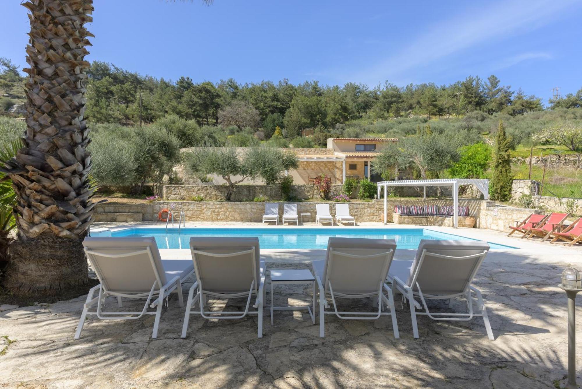 The Olive Grove Cottage With Private Swimming Pool Archanes Exterior photo